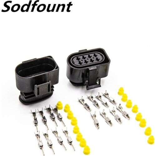 8 Pin 3.5mm 3A0 973 834 3A0 973 734 Female Male 3A0973834 3A0973734 Waterproof Automobile Electrical Connector Engine plug