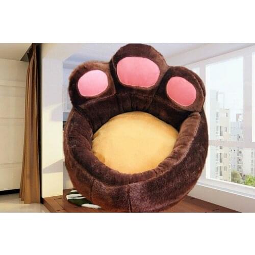 Top quality pet dog cat winter warm beds doggy fashion footprint house full washable puppy sofas products dogs cats kennels bed
