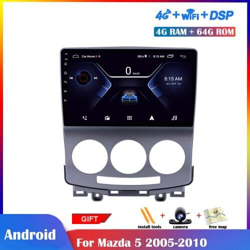 9 inch Android Multimedia Player For Mazda 5 2005-2010 DSP Car Radio Stereo GPS Navigation IPS Screen Auto Radio