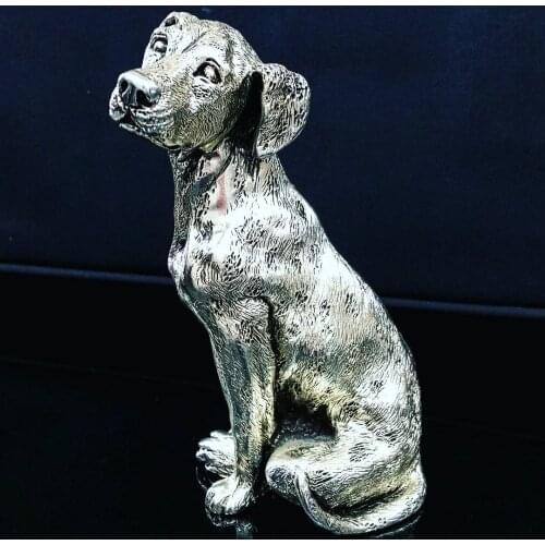 925 Sterling Silver Plated DALMATIAN DOG