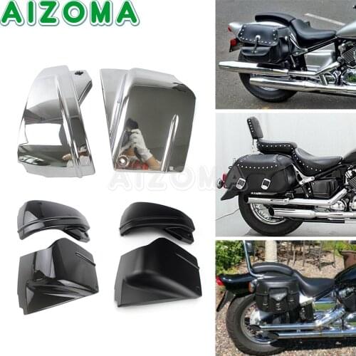 Motorcycle Battery Side Fairing Cover Panels Left Right Guard For Yamaha V-Star 650 DragStar 650 XVS650 XVS650A Custom Classic
