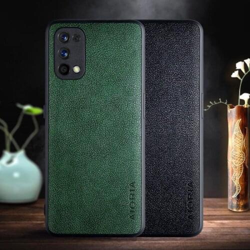 Case for Oppo Realme 7 6 5 3 Pro 6i 5i 5S 2 Q X X2 Pro C15 C11 case with Retro business PU leather design+TPU+PU 2in1material