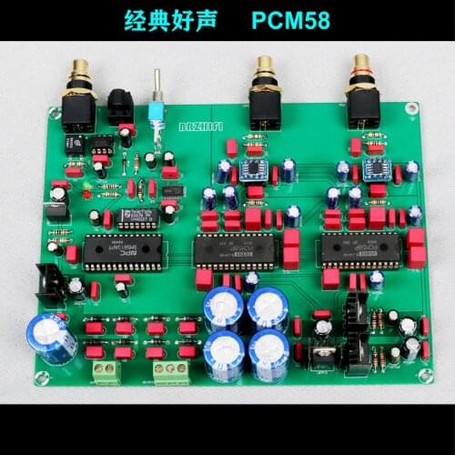 Classic good sound PCM58 18BIT decoder board DAC upgrade PCM63