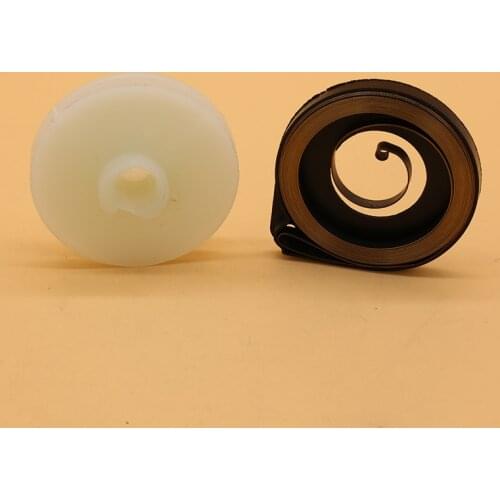 Starter Pulley Recoil Spring Kit Fit HUSQVARNA 51 55 Garden Chainsaw Replacement Parts 505303735, 501763101