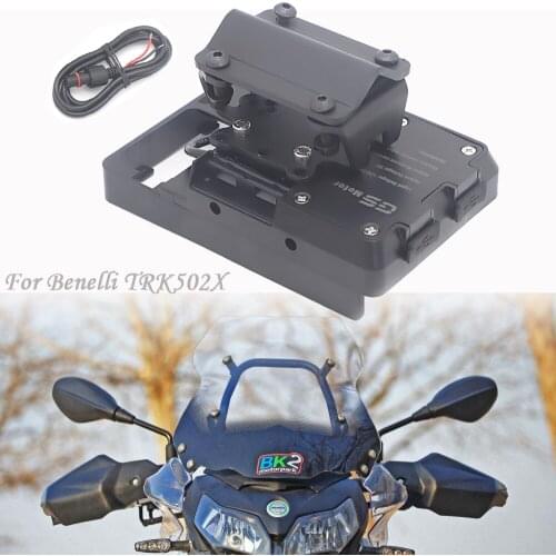 Windscreen 16MM/22MM Crossbar Motorcycle Navigation Phone Mount Bracket For Benelli TRK502X TRK 502X TRK 502 ADV 2018 2019 2020