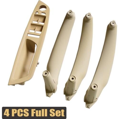 Left Right Side Inner Interior Armrest Door Panel Handle Pull Trim Cover For BMW E70 X5 E71 X6 Car Styling