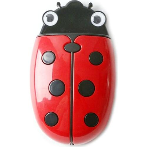 Cute Ladybug Fridge Magnetic Storage Box Eraser Whiteboard Pen Organizer Save Space Kitchen Container Holder