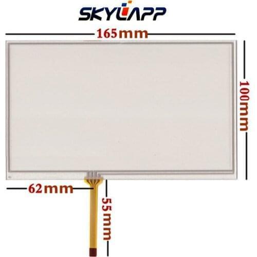 New 7''Inch TouchScreen 165mm*100mm Car GPS HSD070IDW1 HSD070ID00 HSD070IE11 Resistance Handwritten Touch Panel Screen Glass