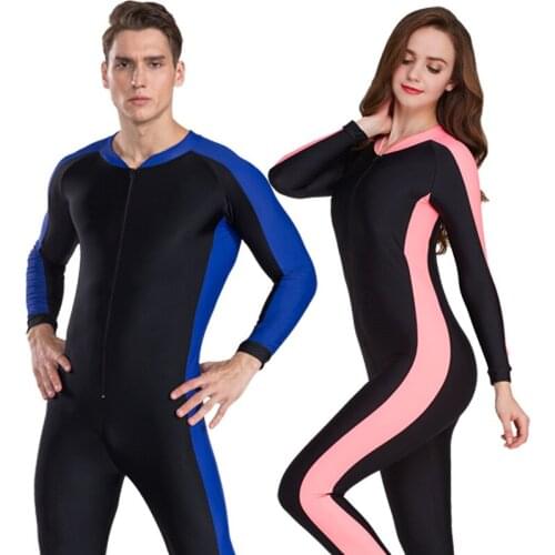 Couple Islamic Swimwear Muslim One-Piece Suits Swimsuit Beach Swim Surf Wear Sport Full Suit for Diving Suit Wetsuit Women Men