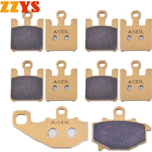 Motorcycle Front & Rear Brake Pads For KAWASAKI ZX6R NINJA ZX636 ZX 636 2003 2004-2006 ZX6RR ZX600 03-06 ZX 10 R ZX10R 04-07