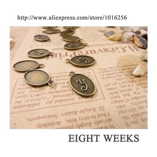 Zinc alloy pendant jewelry accessories diy handmade material charms Wholesale letters