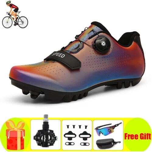 MTB Cycling Shoes Sapatilha Ciclismo Men Professional Self-Locking Ultralight Bicycle Sneakers Outdoor Mountain Bike Bicicleta