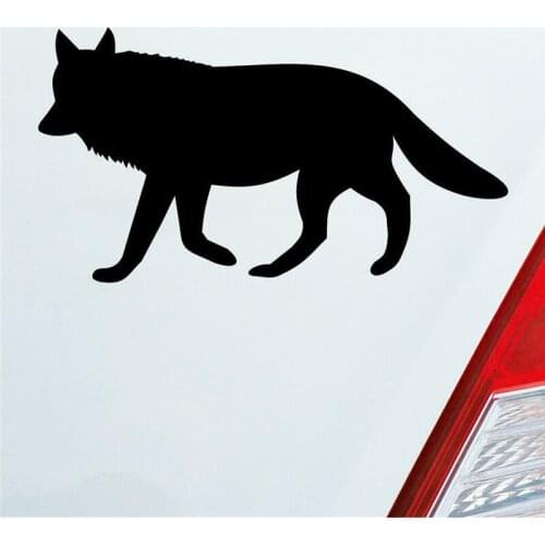 Wolf Wulf Animal Dog Stickers Car Windows Laptop Decal Wall Sticker Vinyl Decal Various Colours & Sizes
