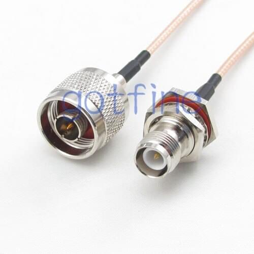 15CM Pigtail coaxial jumper cable RG316 extension cord 6inch N male plug to RP TNC female jack RF adapter connector