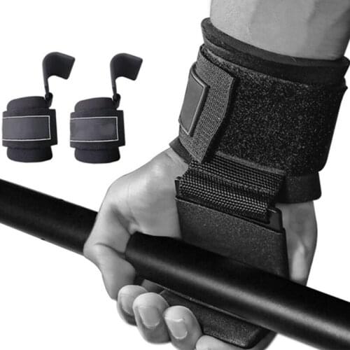 2 Pcs Fitness Exercise Booster Weight Lifting Hooks Horizontal Bar Pull-Up Help A0KA