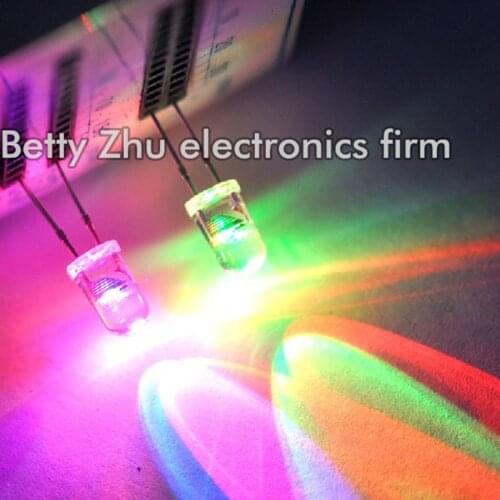 200PCS/LOT 5MM Round Colorful LED light-emitting diode slow flash