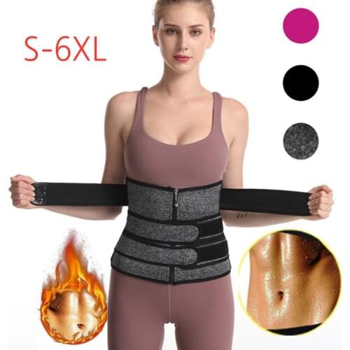 3 Belt Waist Trainer Corset Neoprene Sweat Belt Body Shaper Women Slimming Sheath Reducing Curve Shaper Workout Trimmer