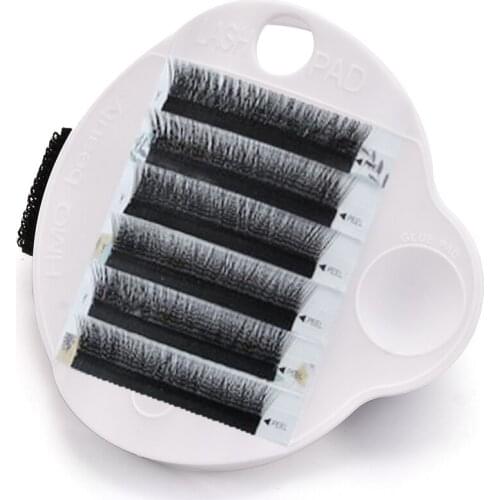 New 3 in 1 Fake Lashes Accessories Eyelash Pad Glue Tray Ring Holder Adhesive Pallet Stand Eyelashes Extension Essential Tool