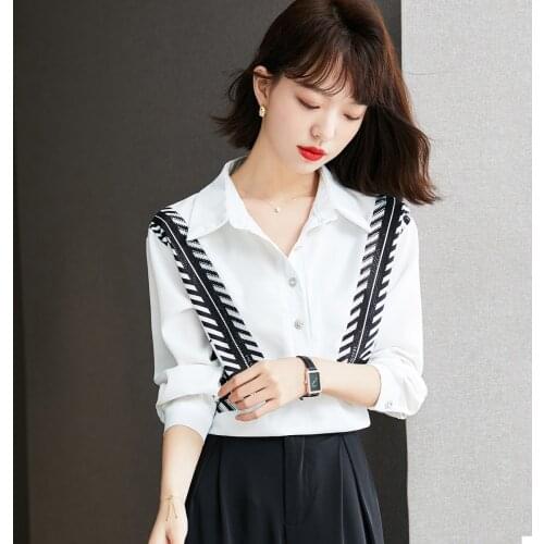 CMAZ Womens Chiffon Blouses