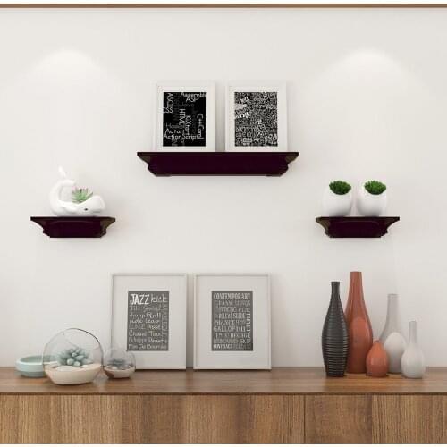 Costway Set of 3 Fireplace Mantel Shelf Ledge Floating Wall Mounted Shelves Decoration