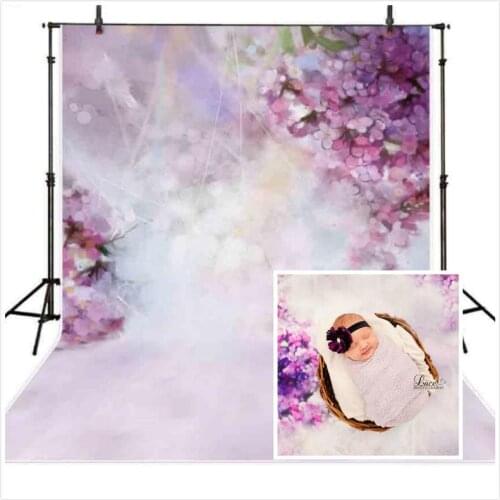HUAYI Photography Backdrop Newborns Baby Child Photo Booth Background Easter Spring Flowers Studio Portraits Photodrop D-8420