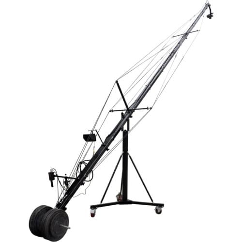 Jimmy jib crane for broadcast camera machine 12m 2 aix