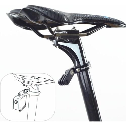 FOURIERS Motion camera mount mounted behind bicycle cushion/31.6mm27.2mn Adjustable angle /Motion Photography Record
