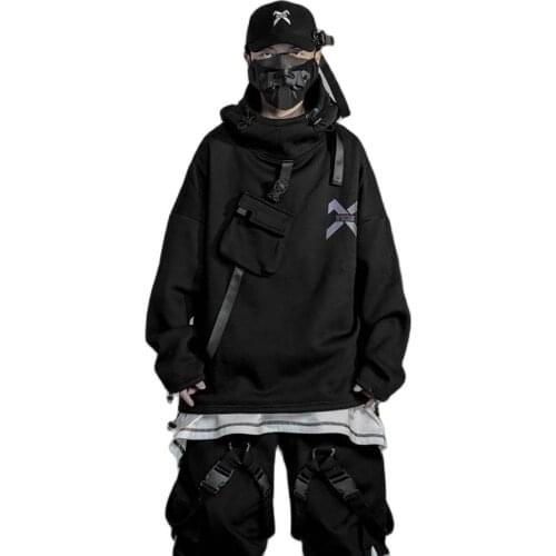 2021 Spring Autumn Men Oversize Hoodie Casual Loose Astronaut Cotton Hooded Coat Fashion Chic Hip Hop Clothes