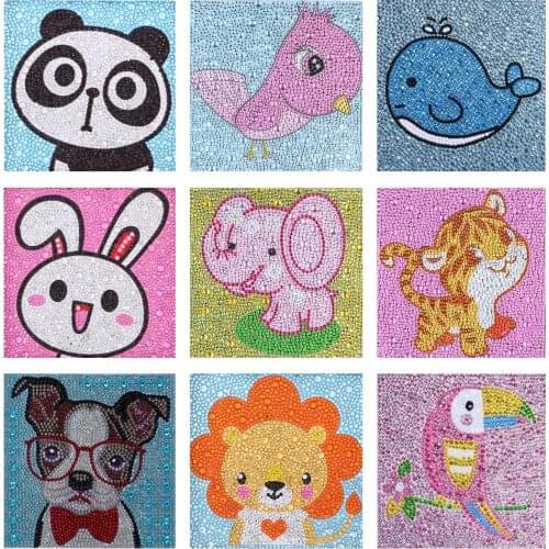 5D Diamond Painting Kit Easy and Small DIY Full Drill crystal Painting by Number Kits Rhinestone Embroidery Best Gift for Kids