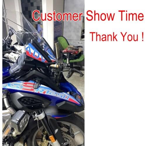 GSA Motorcycle Decal For BMW R1250GS R 1250 GS ADV Adventure Front Fairing Body Shell R1250GSA Stickers Side Panel