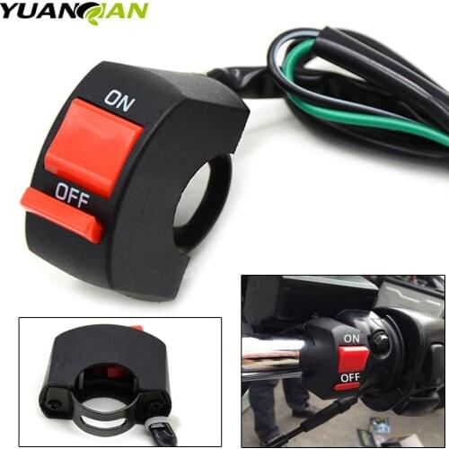 NEW 7/8" Motorcycle Handlebar Accident Hazard Light Switch ON/OFF Button for kawasaki yamaha suzuki ducati honda for bmw