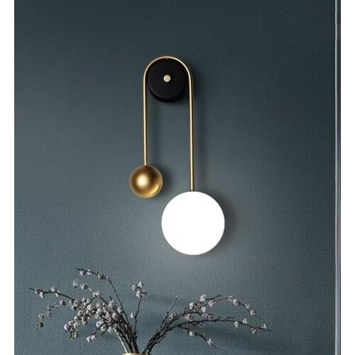 2021 new design wall lamp Led lamp simple living room sofa dining room bedroom background warm white light wall wall lamp