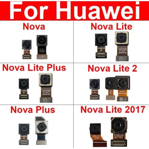 Main Rear Camera For Huawei Nova Lite + 2 Plus Back Big Camera Facing Small Camera Flex Ribbon Cable Replacement Repair Parts
