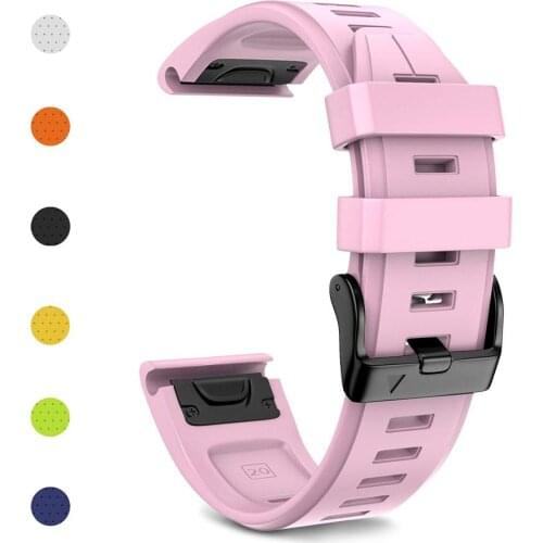 Compatible for Garmin Fenix 5S Plus/Fenix 6S Straps, 20mm Silicone Sport Watch Bands for Fenix 5S/Fenix 6S Plus Smart Watch