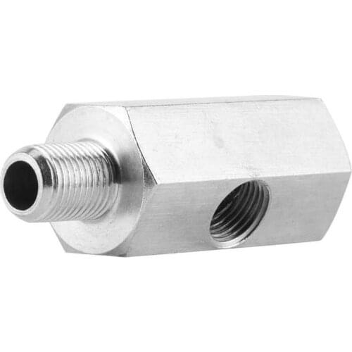 Engine oil tester car fuel level gauge Oil Pressure Sensor Adapter NPT Tee Male to Female1/8in to M10x1.0 Supply Line