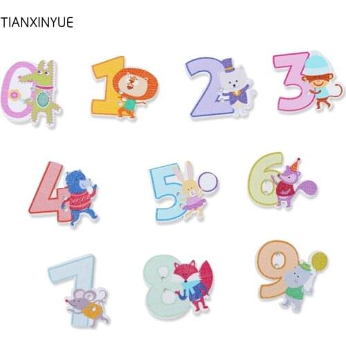 TIANXINYUE Numbers-buttons China