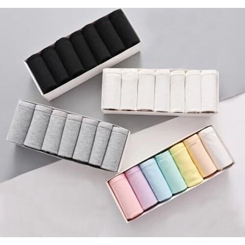 7Pcs/Lot New Panties Women Underwear Briefs Cotton Sexy Lingeries Cueca Calcinhas Underpant Girls Cute Panty Ladies M-XXL