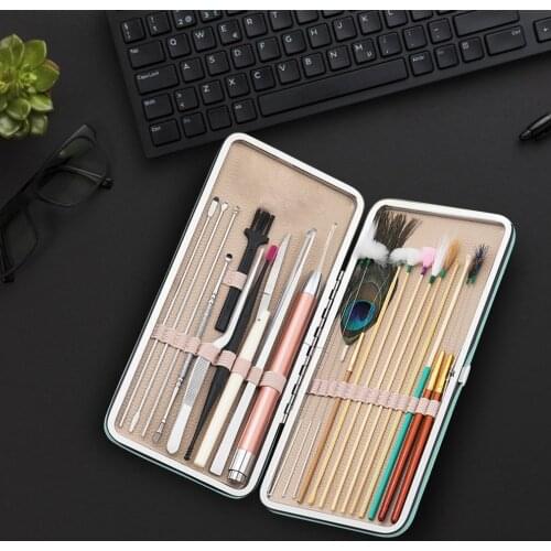 Visual Luminous Ear Pick Set Removal Spoon Ear Care Tools For Ear Massage Adult Earpick Ear Picker With LED Light