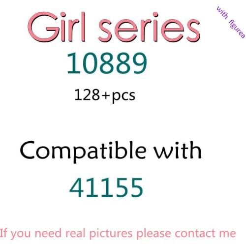 128pcs 10889 Building Block Toy Girl Series 41155 Assembled Building Block Childrens Toy Gifts