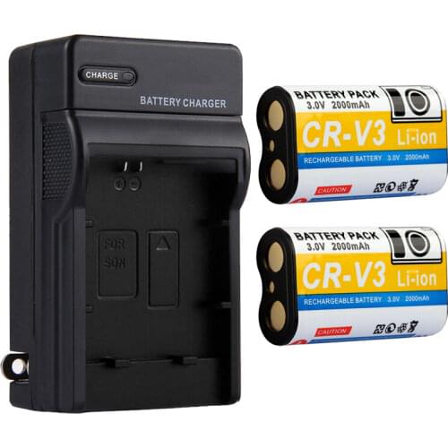 2x1400mAh CR-V3 CRV3 LB-01 LB01 Li-ion Camera Battery +Charger For Kodak C340 C310 C530 C875 C743 DX6340 C360 C433 D4104 Battery