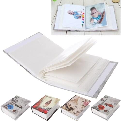 100 Pictures Pockets Photo Album Interstitial Photos Book Case Kid memory Gift
