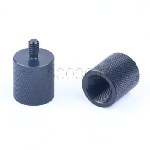Aluminum Alloy 5/8 to 1/4 Adapter Screws Microphone Bracket Conversion Level Three Tripod Adapter Mic Converter