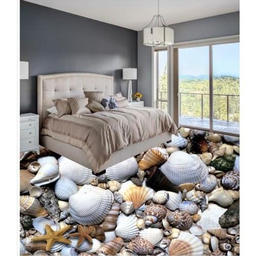 Home Decoration Photo wallpaper mural floor stone Custom Photo self-adhesive 3D floor PVC waterproof floor