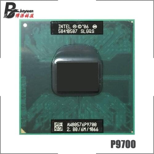 Intel Core 2 Duo Mobile P9700 SLGQS 2.8 GHz Dual-Core Dual-Thread CPU Processor 6M 25W Socket P