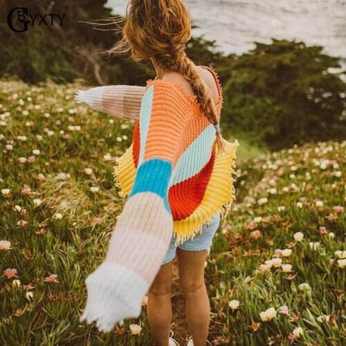 GBYXTY Women's V-Neck Pullovers