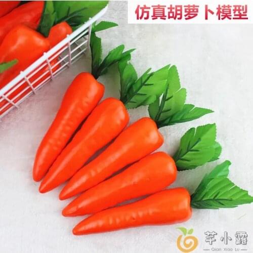 Artificial Fruit Vegetable Foam Carrot Model Home Decoration Craft Simulation Fruit Photography Prop Decoration Table Decoration