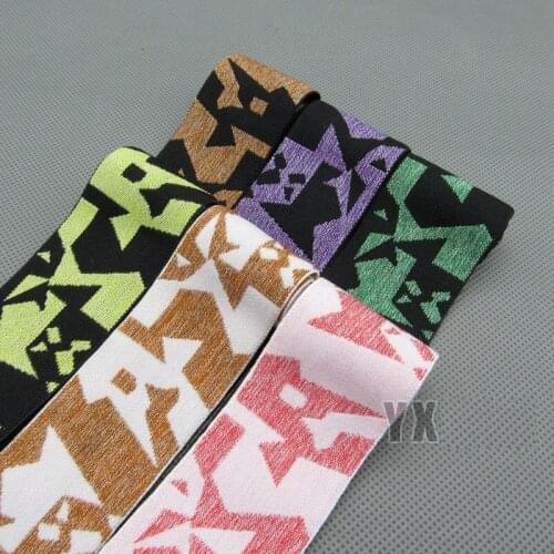 Soft elastic 4cm nylon stretchy band for diy clothes bags sports wear belt pattern straps 4meters/lot