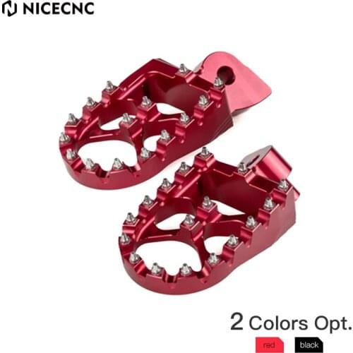 NICECNC Foot Pegs Footrests For Yamaha YZ125 YZ250 YZ250X YZ250F YZ250FX 2016-2018 YZ450F YZ450FX 2016-2017 WR250F 2001-2007