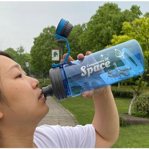 New Hot Sale Outdoor Fitness Sports Bottle Kettle Large Capacity Portable Climbing Bicycle Water Bottles BPA Free Gym Space Cups