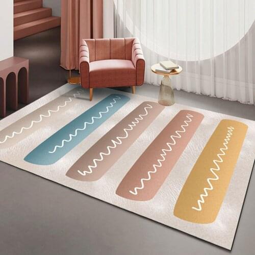 Nordic Wind Pure and Fresh Contracted Carpet Bedroom Sitting Room Light Luxury Girls Room Tea Table Bedside Sofa Floor Mat Rug